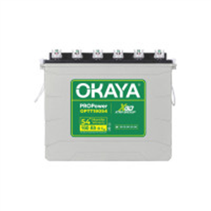 OKAYA 54 Months Warranty Tubular Inverter Battery (160..
