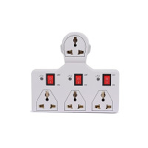 4 Universal Socket 3 Switch Multi Plug Extension Board/..