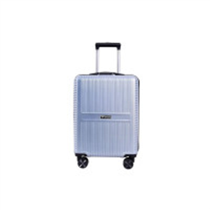 Impulse Urban Polycarbonate (PC) Trolley Bag for Travel Large Cabin Check in, Luggage Bag Travel Hard Case with 8 Wheels 360 Degree Wheeling System (Silver, Large)