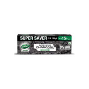 Dabur HERBAL ACTIVETED CHARCOAL PASTE 120GM+120GM 1PC T..