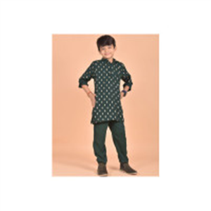 misbis misbis Boys Geometric Printed Mandarin Collar Ku..