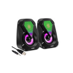 FRONTECH 2.0 USB Powered Multimedia Speakers with RGB L..