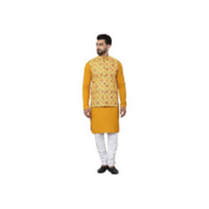 SOJANYA (Since 1958 Men's Pure Cotton Kurta and White P..