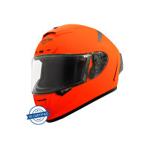 Steelbird SA-2 Aeronautics Motorbike Helmet (Fluo Orang..