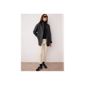 Trendyol Women Single Breasted Spread Collar Overcoat