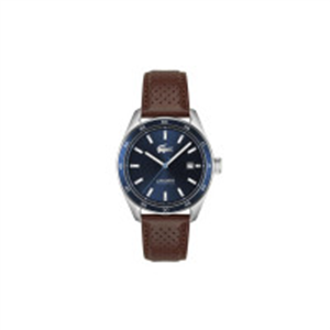 Lacoste Men Boston Leather Analogue Automatic Motion Po..