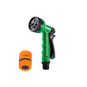 Btag 7-Pattern Garden Spray Gun Hose Nozzle with Adjust..