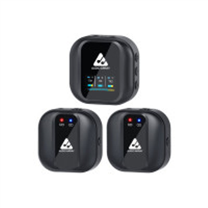 Audio Array Dual Wireless Mic, Upto 10hr Battery & 100m..