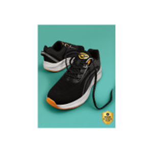 CAMPUS PLUSH Running Shoes For Men (Black , 6)