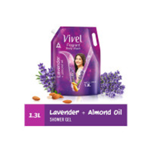 Vivel Fragrant Body Wash Lavender & Almond Oil Shower G..