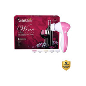 NutriGlow Wine Facial Kit (250+10)g with 5 in 1 Face Ma..