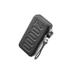 Ambrane 20000mAh Powerbank with in-Build Type C Cable,..