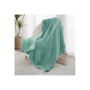 BSB HOME Pencil Pattern Flannel Fleece Sherpa Blanket 220 X 150 Cm, Soft, Plush, Fluffy Season/Ac and Mild Winter Reversible Blanket - Single Bed (Mint Green, Weight - 1.6 Kg), 300 TC