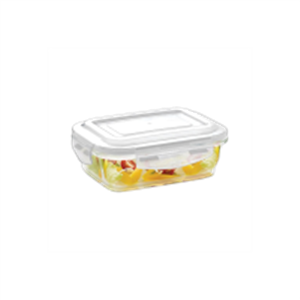 BOROSIL Glass Grocery Container - 640 ml (Clear) (Coup..
