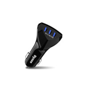 Dyazo 12 W 3 Port USB Car Charger Adapter with Smart ic..