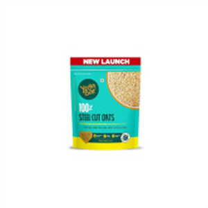 Yogabar Steel Cut Oats 750g | 100% Whole Grain, Gluten-..