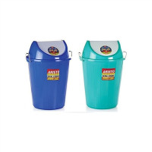 ARISTO Swing Lid Waste Dustbin with Metal Side Handle 6..