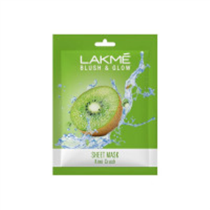 Lakme Blush & Glow Kiwi Sheet Mask, 25 ml