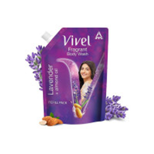 Vivel Fragrant Body Wash, Lavender & Almond Oil Shower..