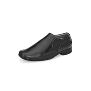 Leatherkraft Formal Slip-On Shoes with Textured Detail