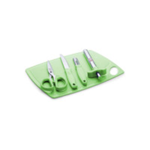 Anjali 5-Piece Kitchen Tool Set – 1 Chopping Board, 1 K..