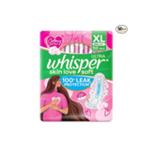 Whisper Ultra Skin Love Soft Sanitary Pads for Women, X..